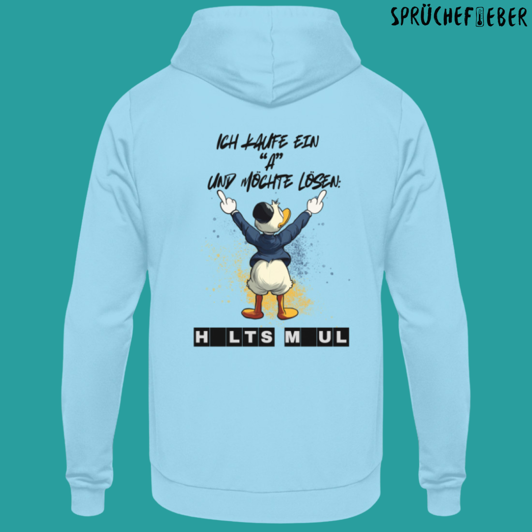 Ich kaufe ein A Rückendruck - Unisex Hoodie