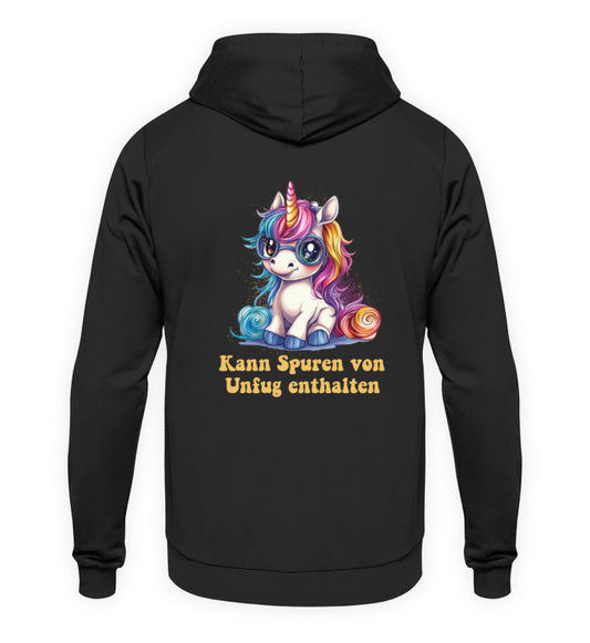 Kann Spuren von Unfug enthalten Rückendruck - Unisex Hoodie